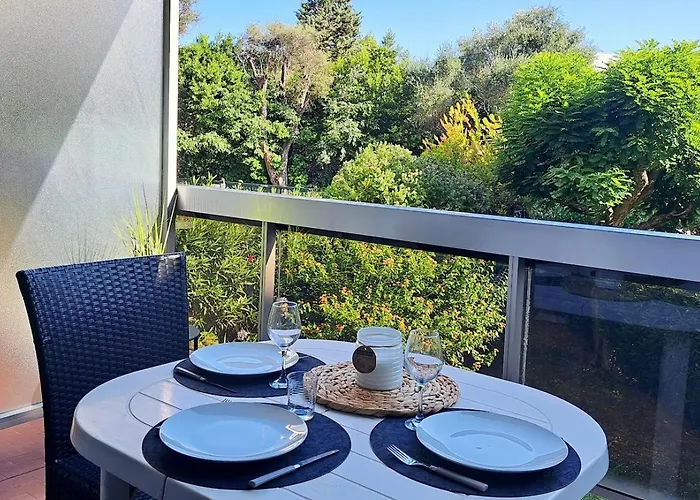 Appartement Lumineux Renove Avec Grande Terrasse Plein Sud & Piscine, Proche Plages Apartment Antibes